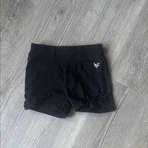Justice Black Athletic Shorts Compression Fit